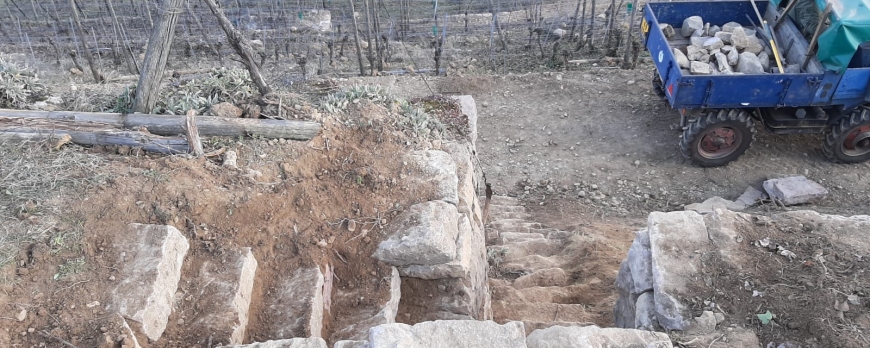 RESTAURATION DES MURS EN PIERRE SECHE